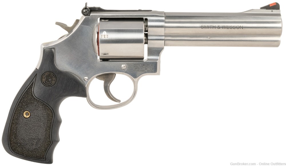 Smith & Wesson 686 Plus 357 Mag 5" 7rd Satin Stainless SA/DA S&W 150854-img-0
