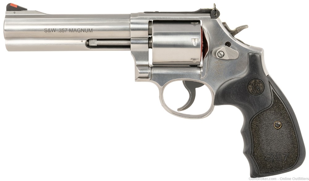 Smith & Wesson 686 Plus 357 Mag 5" 7rd Satin Stainless SA/DA S&W 150854-img-1