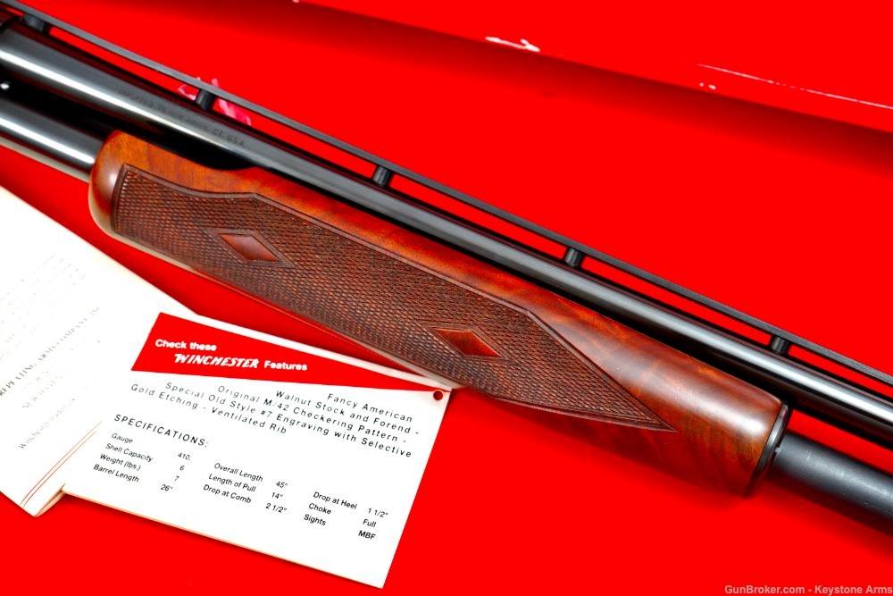 Rare Winchester 42 High Grade Factory Engraved Limited Edition NIB-img-6