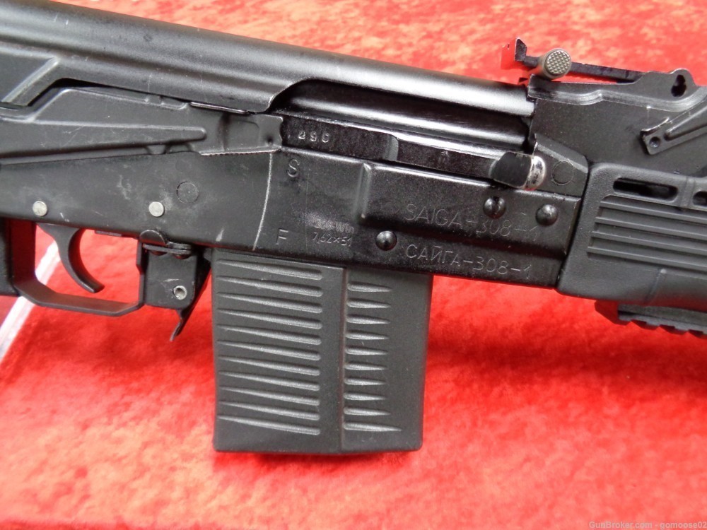 Russian Saiga 308 AK Semi Automatic Rifle Russia Extras 7.62x51 WE TRADE!-img-3