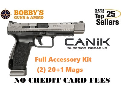Canik HG3774GN TP9SFx 9mm (2) 20+1 Mags 5" Full Accessory Kit
