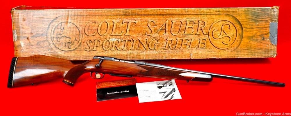 Ultra Rare Colt Sauer .300 Win Mag Gorgeous Wood w/ Original Box NIB-img-0
