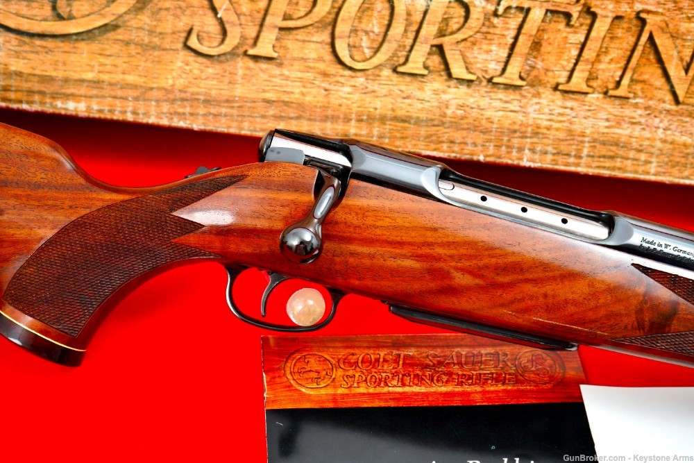 Ultra Rare Colt Sauer .300 Win Mag Gorgeous Wood w/ Original Box NIB-img-4