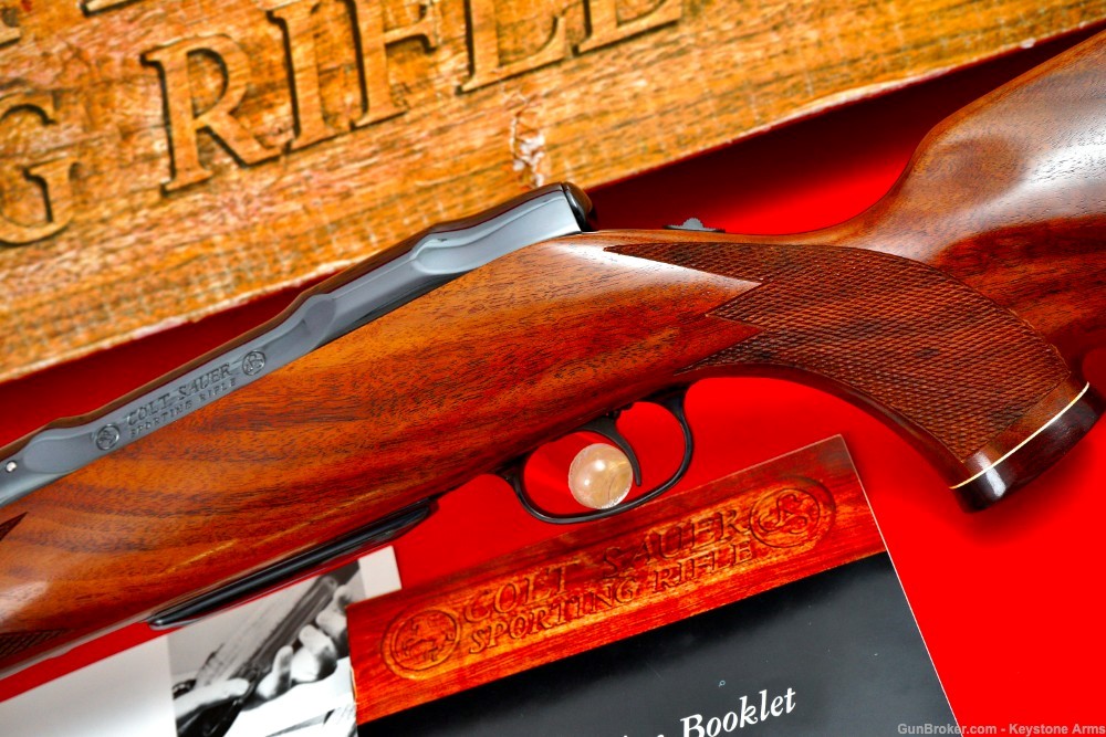 Ultra Rare Colt Sauer .300 Win Mag Gorgeous Wood w/ Original Box NIB-img-13