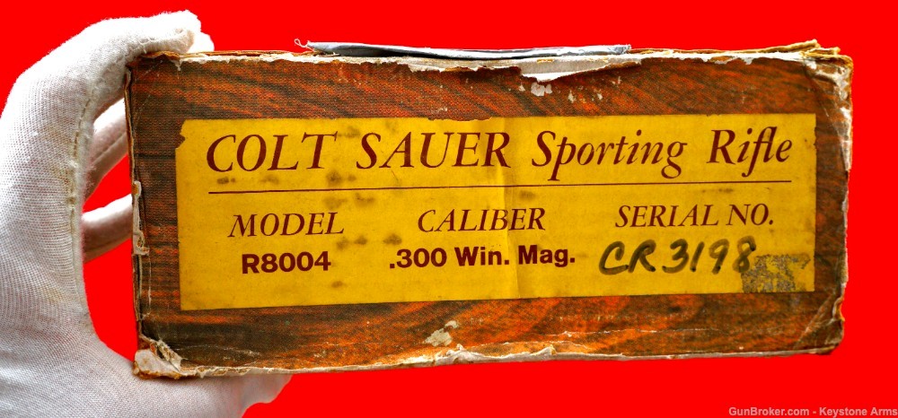 Ultra Rare Colt Sauer .300 Win Mag Gorgeous Wood w/ Original Box NIB-img-2