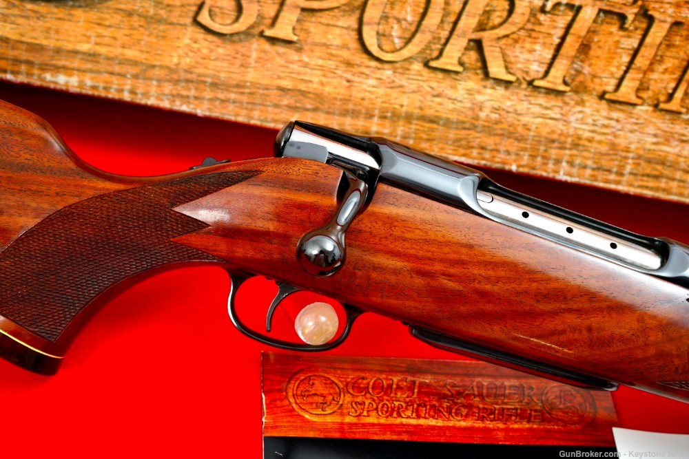 Ultra Rare Colt Sauer .300 Win Mag Gorgeous Wood w/ Original Box NIB-img-7