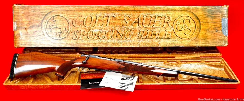 Ultra Rare Colt Sauer .300 Win Mag Gorgeous Wood w/ Original Box NIB-img-3