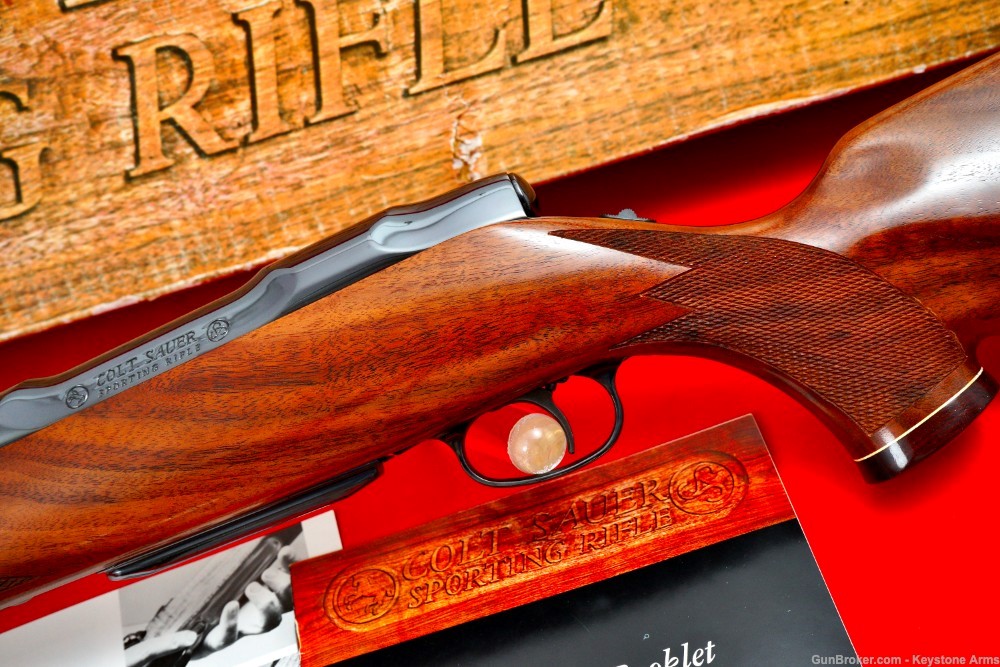 Ultra Rare Colt Sauer .300 Win Mag Gorgeous Wood w/ Original Box NIB-img-10