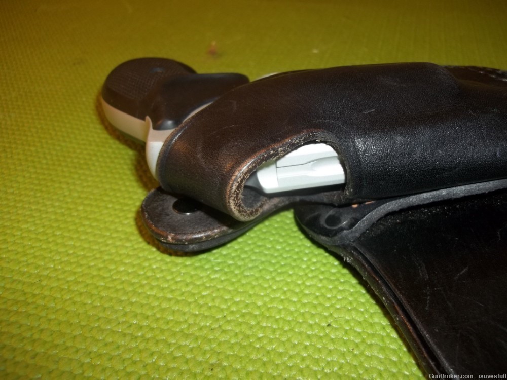 Smith Wesson 36 60 J Frame Revolvers Desantis L/H Leather Paddle Holster -img-1