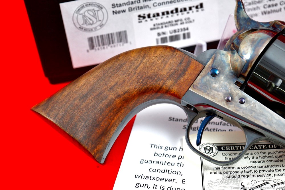 Desired Standard MFG SAA .45 Colt Case Hardened & Fire Blue LNIB-img-9