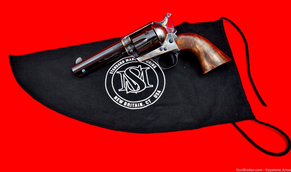 Desired Standard MFG SAA .45 Colt Case Hardened & Fire Blue LNIB-img-11