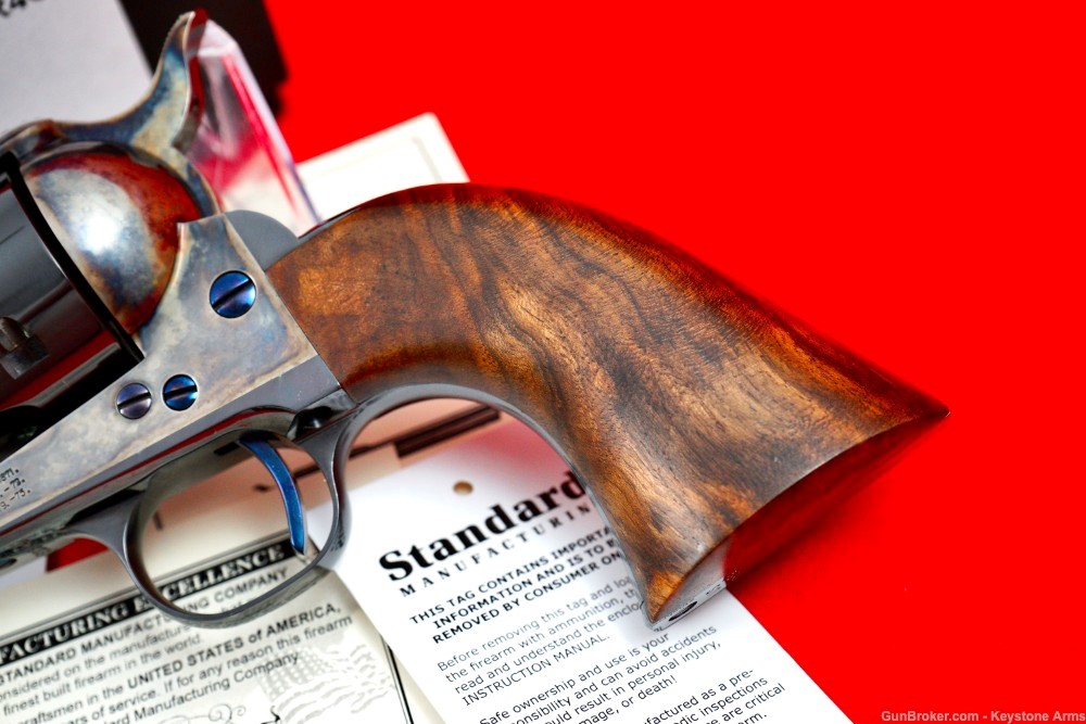 Desired Standard MFG SAA .45 Colt Case Hardened & Fire Blue LNIB-img-5