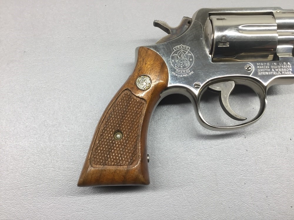 Smith & Wesson 13-2 357 Nickel revolver 4 inch barrel-img-3
