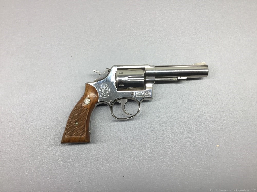 Smith & Wesson 13-2 357 Nickel revolver 4 inch barrel-img-1