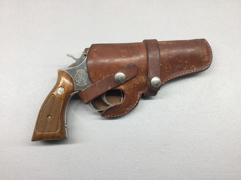 Smith & Wesson 13-2 357 Nickel revolver 4 inch barrel-img-0