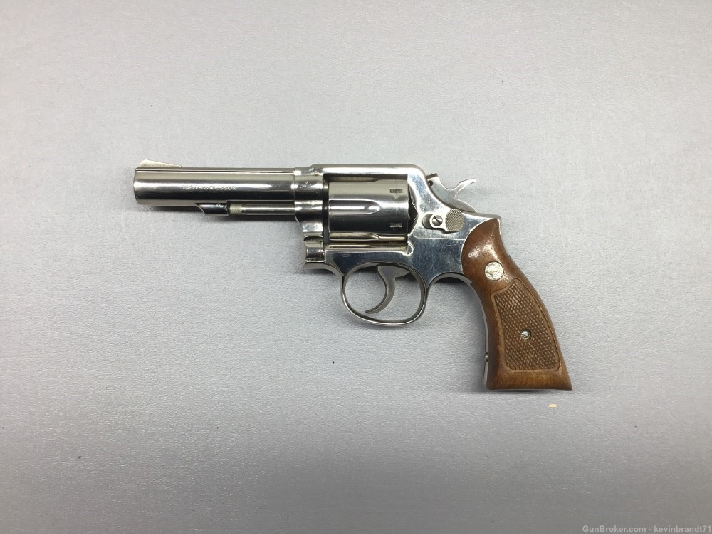 Smith & Wesson 13-2 357 Nickel revolver 4 inch barrel-img-2