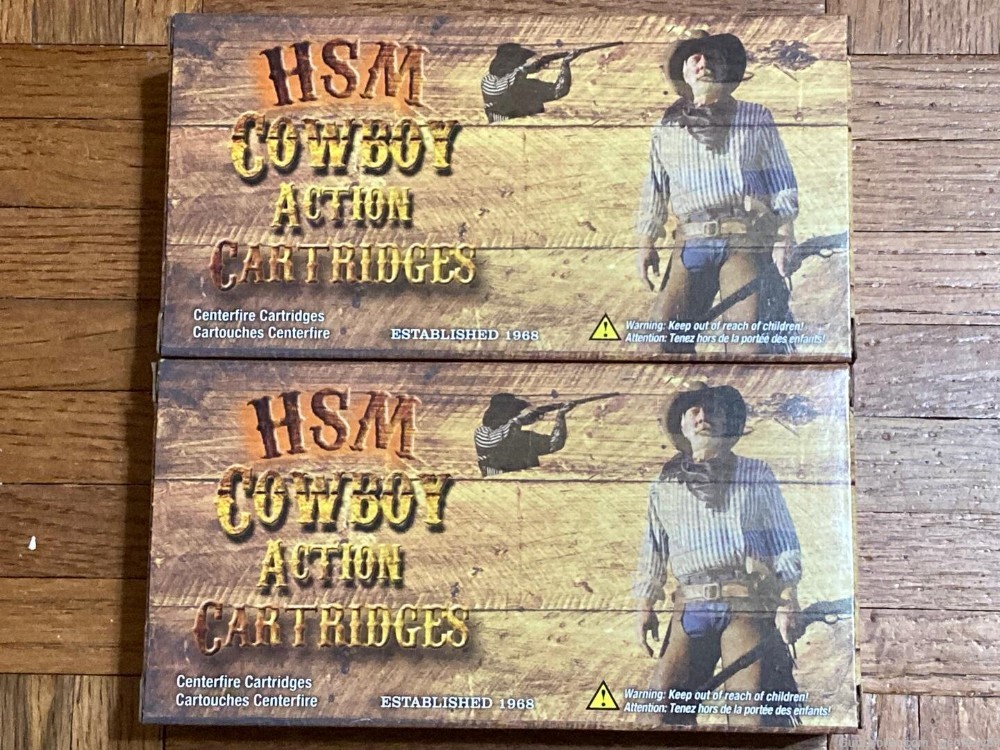 38-55 Win HSM 240gr Lead RNFP Cowboy Action Load Rifle Ammo 40 rds -img-0