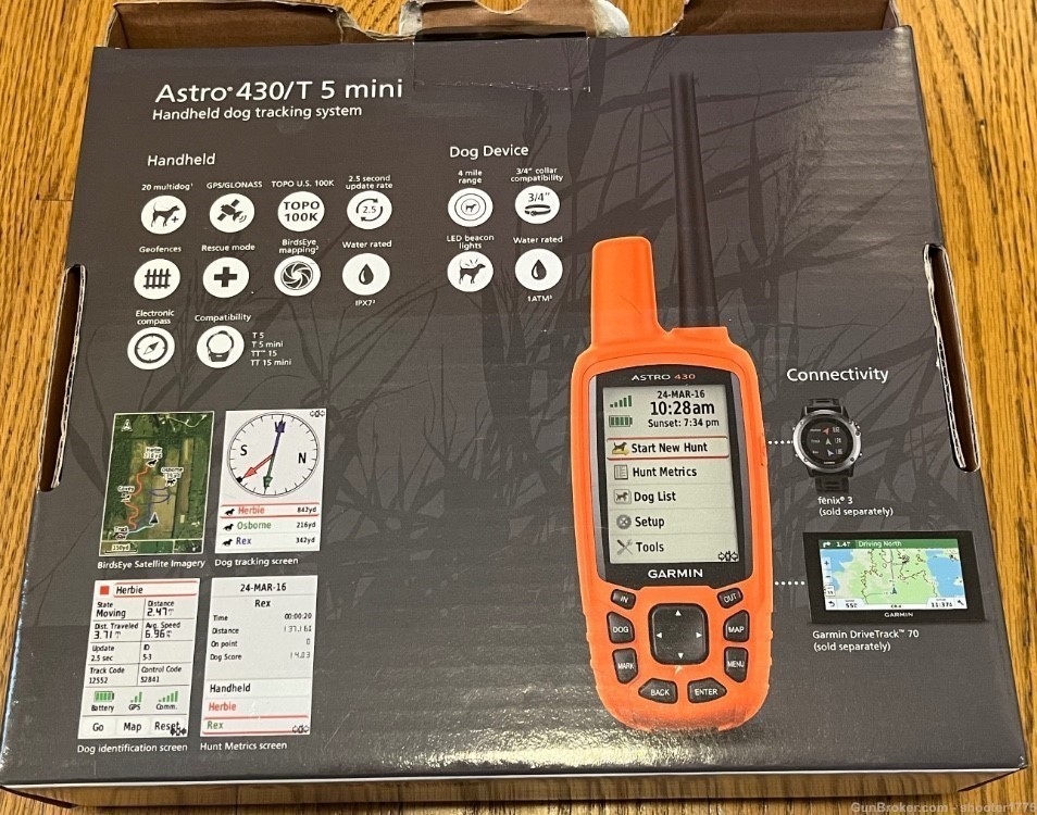 Garmin Astro 430/T 5 mini GPS dog tracking collar -img-2