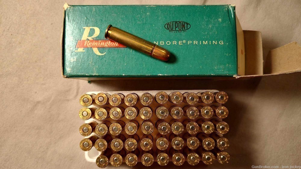 Full Box Remington .351 SLR Winchester 1907 Ammo   -img-1