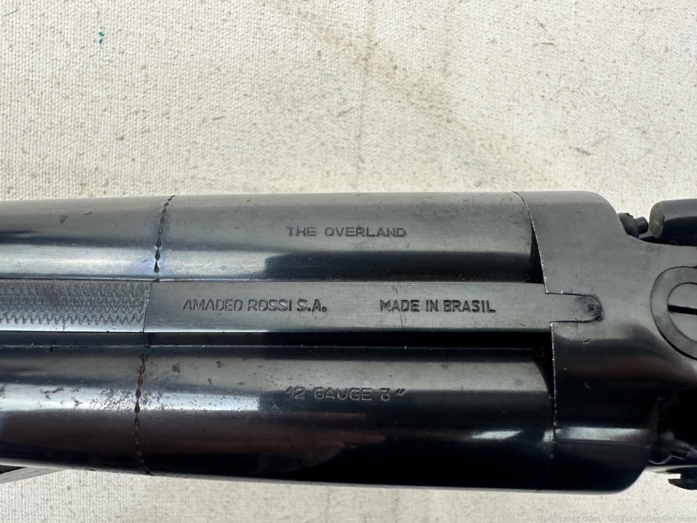 Rossi Overland 12GA Double Barrel Side Lock Shotgun SASS READY!-img-8