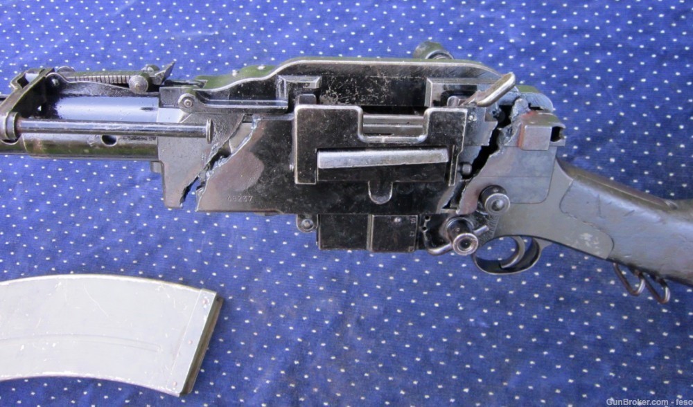Madsen Parts Kit w/LIVE BARREL;swing bolt;first true lmg;30-06or8mm&monopod-img-4