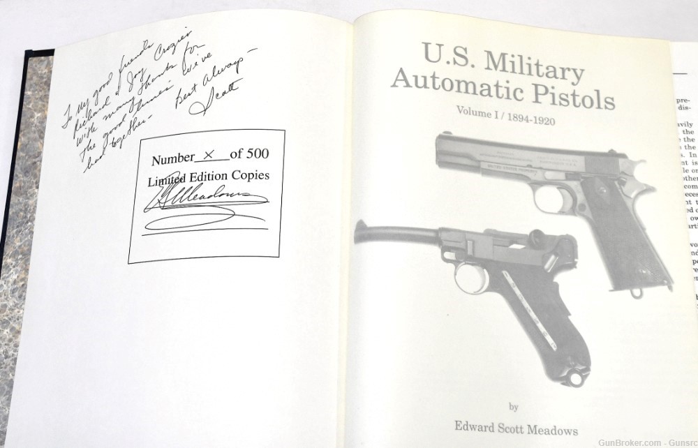 U.S MILITARY AUTOMATIC PISTOLS VOL. 1-3 & HOLSTER BOOKS BY SCOTT MEADOWS NR-img-8