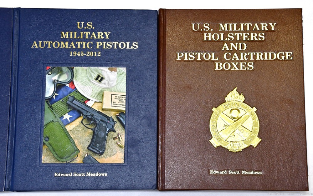 U.S MILITARY AUTOMATIC PISTOLS VOL. 1-3 & HOLSTER BOOKS BY SCOTT MEADOWS NR-img-2