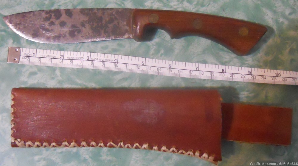 HAND MADE CARBON STEEL KNIFE - With Sheath-img-0