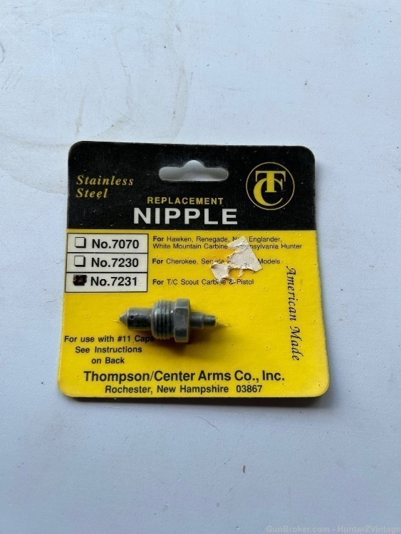 Thompson Center Scout Replacement Nipple #7231-img-2
