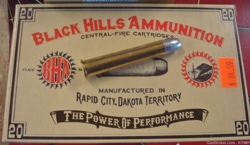 40 BLACK HILLS .38-55 FNL 255 grain NEW brass cased ammunition-img-1