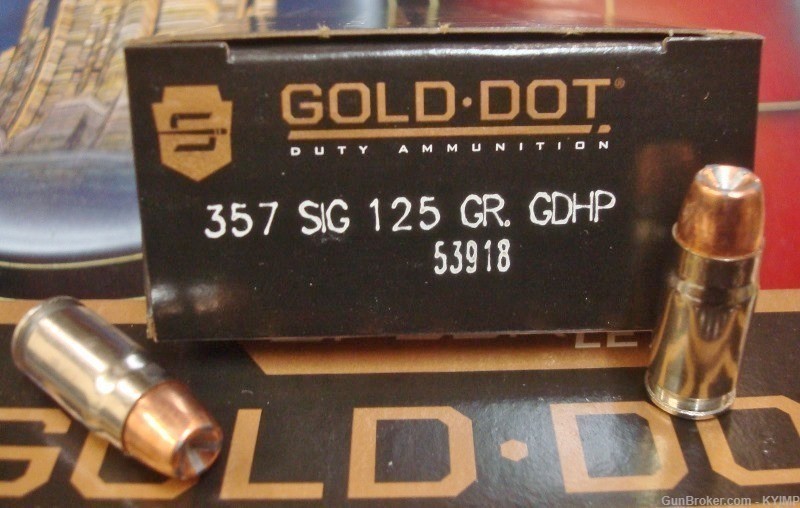200 Speer Gold Dot 125 grain GDHP 357 SIG new ammunition 53918-img-4