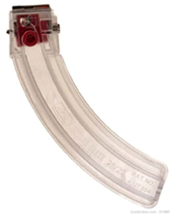 Ruger 10/22 Butler Creek Hot Lips Magazine 25 round NEW Clear Polymer -img-3