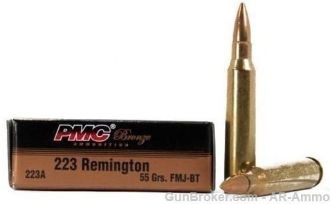 223 Rem 55 Grain FMJ-BT PMC Ammo 100rds NO CREDIT CARD FEES ..-img-2