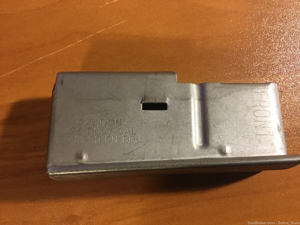Savage Arms 110-116 L/A stainless steel magazine. Early style (SAV14)-img-0