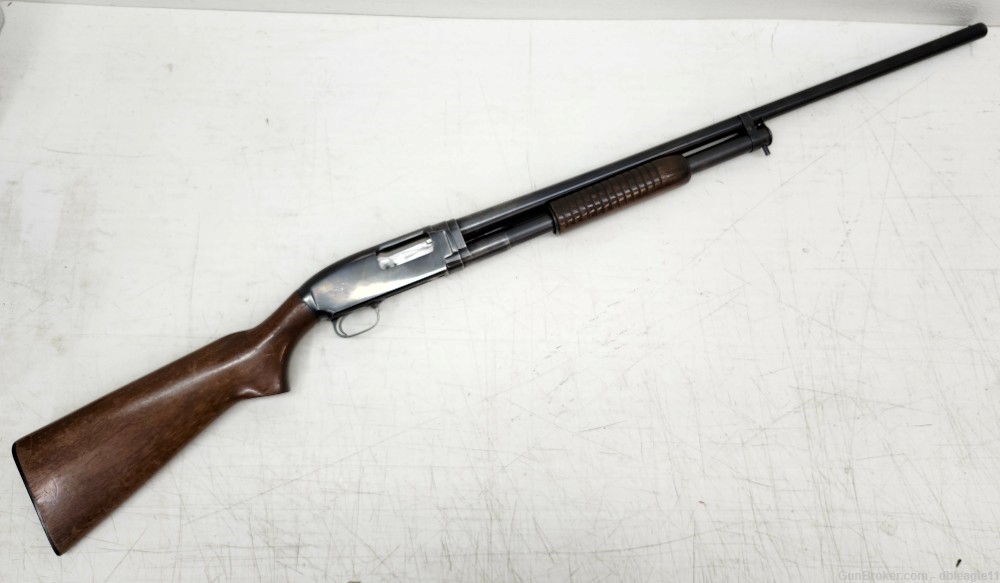 Winchester m12 12ga 30in Bbl FIXED FULL CHOKE c.1955-img-0