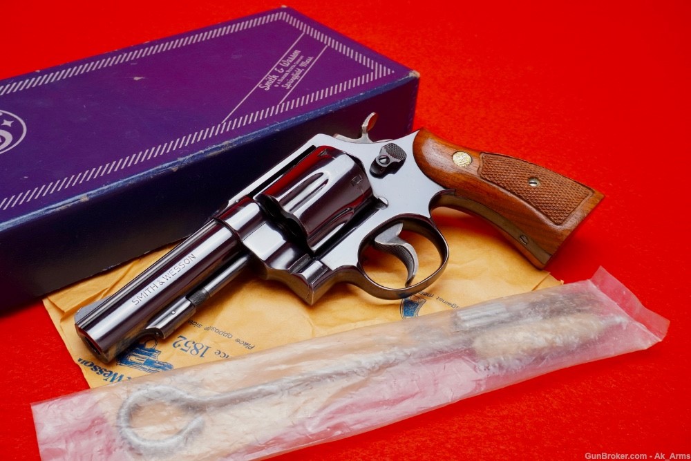 Rare Smith & Wesson Model 58 Revolver .41 Rem Mag Blue In Box Collector!-img-0