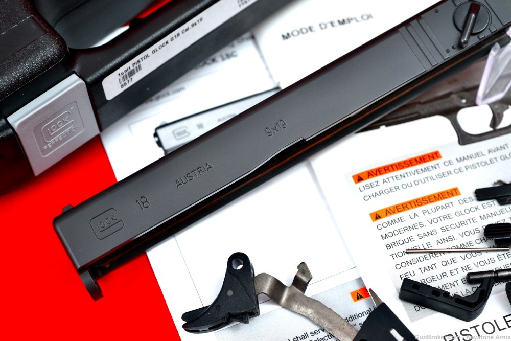 Ultra Rare & BADASS Glock 18 G18 Fully Automatic Parts Kit w/ Case -img-6