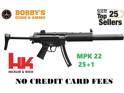 HK 81000468 MP5 22 LR 25+1, 16.10" Retractable Stock "NO CREDIT CARD FEE"