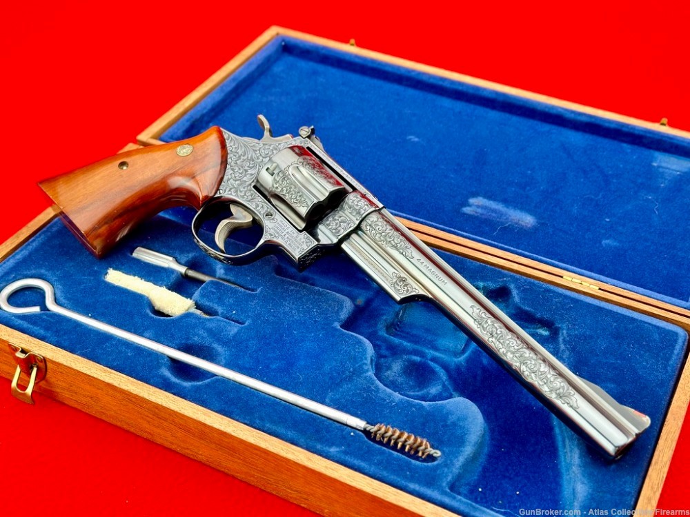 Very RARE 1975 Smith & Wesson 29-2 Blue 8 3/8"    44 MAG |FACTORY ENGRAVED|-img-10