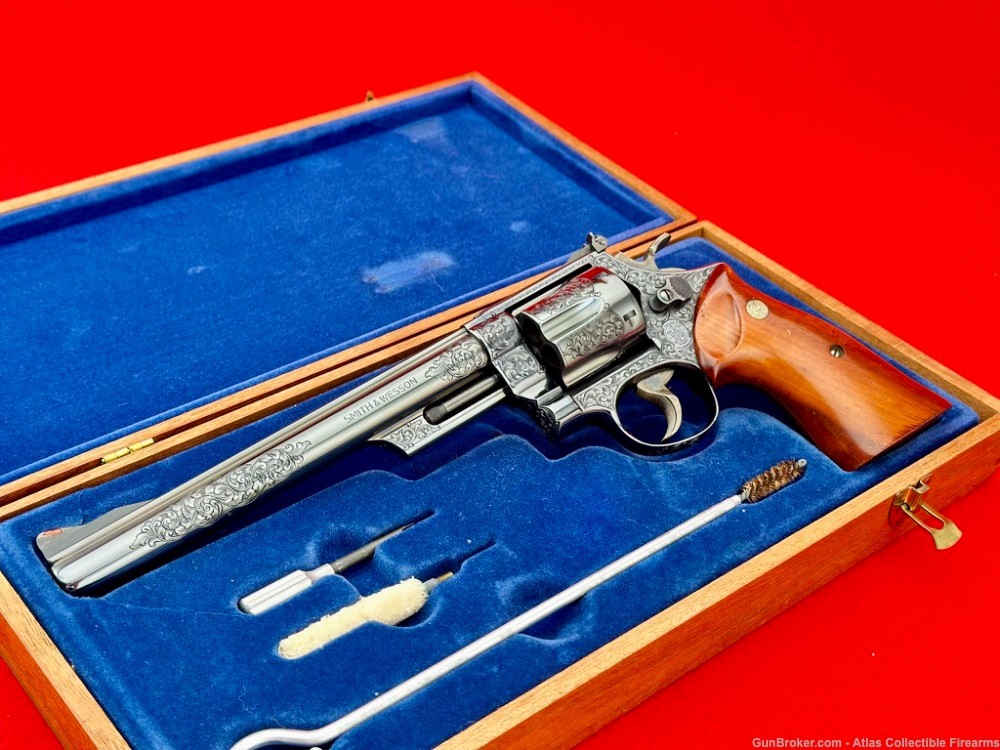 Very RARE 1975 Smith & Wesson 29-2 Blue 8 3/8"    44 MAG |FACTORY ENGRAVED|-img-0
