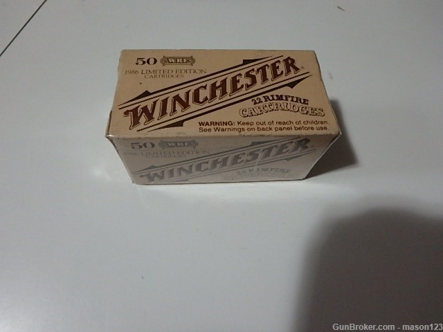 FULL 1986 LIMITED WINCHESTER 22 WRF BOX 50 RDS-img-0