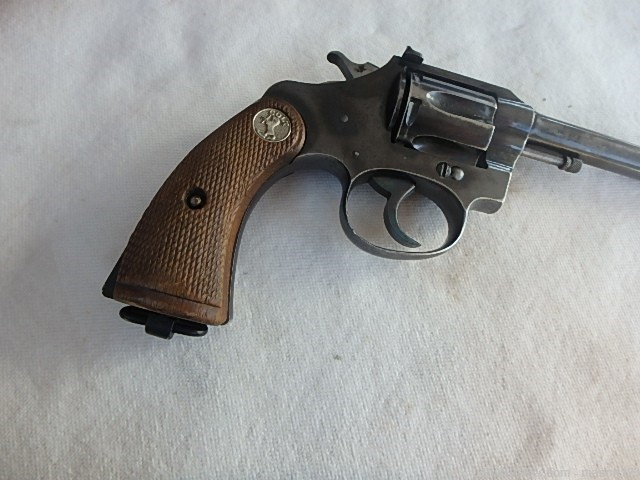 22 COLT 6 INCH POLICE POSITIVE REVOLVER BLUED DOUBLE ACTION-img-7