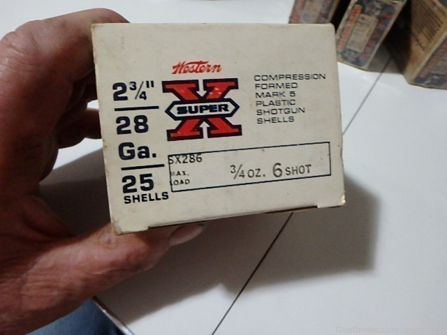 FULL WESTERN 28 GA COMPRESSION LOADS NO 6 SHOT RED X BOX-img-1