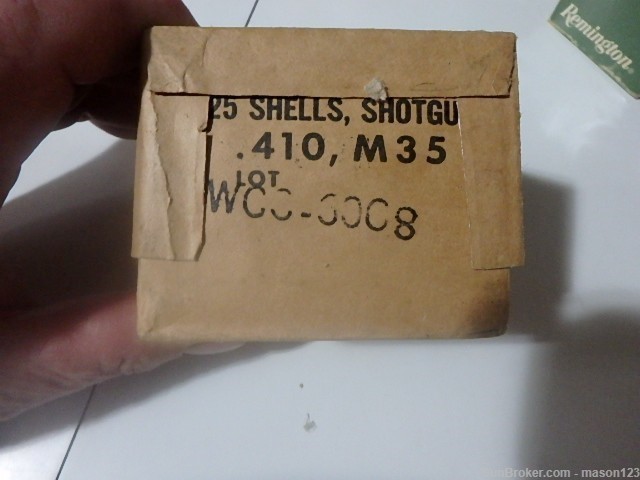 SEALED WESTERN M-35 AIRFORCE BOX ALL MAETAL 410 SURVIVAL  410 AMMO 3"-img-0