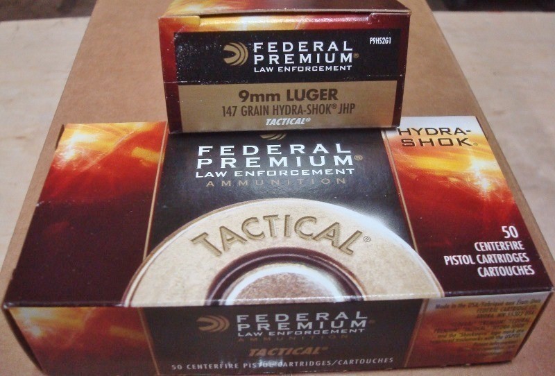 100 Federal 9mm Hydra Shok 147 gr JHP 9 mm Tactical LE P9HS2G1-img-2