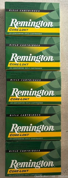 Remington .30-06 Core-Lokt PSP 150 gr  Brass Case 100 Rounds-img-7