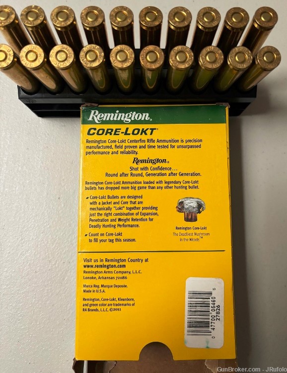 Remington .30-06 Core-Lokt PSP 150 gr  Brass Case 100 Rounds-img-5
