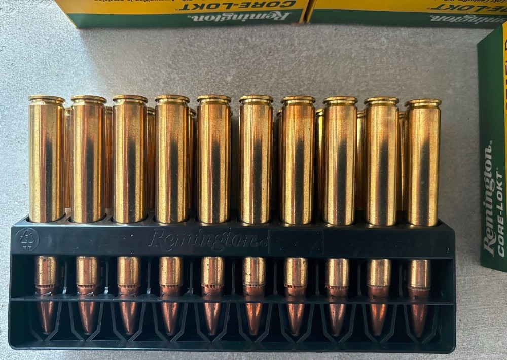 Remington .30-06 Core-Lokt PSP 150 gr  Brass Case 100 Rounds-img-2