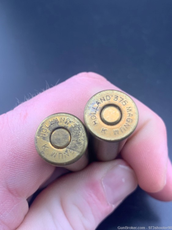 2 Rounds of .375 H&H Magnum Flanged -img-3