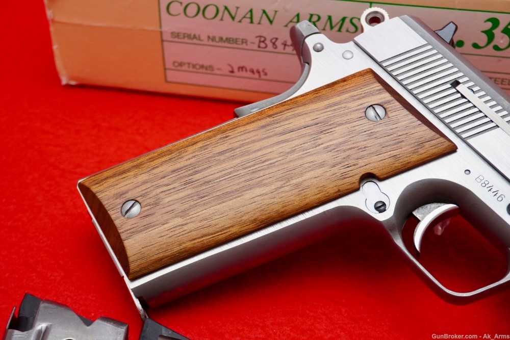 RARE Coonan Arms Model B 1911 .357 Magnum Stainless In Box w/5 Mags!-img-7